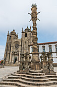 Sé Cathedral and Pillory Pelourinho in Porto, Portugal