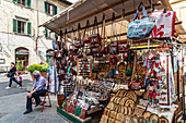Tourists at Mercato Centralo, Florence, Tuscany, Italy, Europe