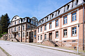 Blieskastel, barocke Hofratshäuser an der Schlossbergstraße, Saarpfalz-Kreis im Saarland in Deutschland