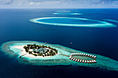 Resort island of Bathala, North Ari Atoll, Indian Ocean, Maldives