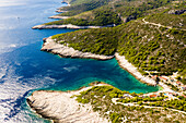 Südküste der Insel Vis, Mittelmeer, Kroatien