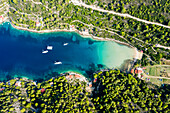 South coast of Vis island, Mediterranean Sea, Croatia