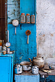 Chai-Stall, Varanasi, Indien