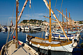 Fishing boats in Sanary Harbour, Sanary sur Mer, Var , south of France