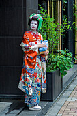Praktikantin Geisha, Tokio, Japan,