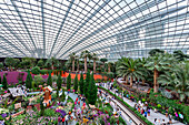 Flower Dome; Marina Bay Gardens; Singapore