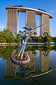 Marina Bay Hotel, Gärten und Supertrees, Singapur