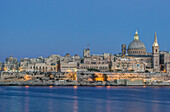 Historic city waterfront, Valletta, Malta