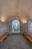 Gewölbe in der St. Margaret's Chapel Edinburgh, UK