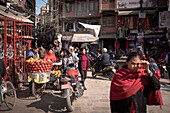 Straßen Markt in Kathmandu, Nepal, Himalaya, Asien