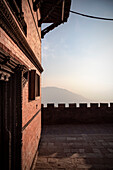 Ausblick vom Gorkha Palast, Nepal, Himalaya, Asien
