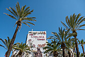 Ushuaia Tower Hotel, Hotel and Club, Playa del Bossa,  Platja d'en Bossa, Eivissa, Ibiza, Balearen, Spanien, Europa
