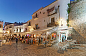 Dalt Vila, Ibiza-Stadt, historische Altstadt, El Olivo Mio Restaurant, Eivissa, Ibiza, Pityusen, Balearen, Insel, Spanien, Europa