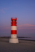 Dune/Badedüne, side island of Helgoland, lighthouse on dune at south beach, Heligoland, North Sea, North Sea coast, German, bay, Schleswig Holstein, Germany, Europe,