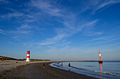 Dune/Badedüne, side island of Helgoland, lighthouse on Dune on the south beach, Heligoland, North Sea, North Sea coast, German, bay, Schleswig Holstein, Germany, Europe,
