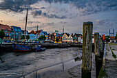 Husum inland port, Husum, North Friesland, North Sea coast, Schleswig Holstein, Germany, Europe