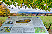 Information board on the Holzkirchen geology trail, Holzkirchen geo-teaching trail, Upper Bavaria, Bavaria, Germany
