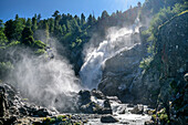 Rutor-Wasserfälle, Rutorfälle, Rutorgruppe, Grajische Alpen, Aosta, Italien