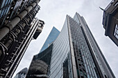 Lloyd's of London skyscraper, City of London, financial district, London, UK