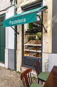 Eine Bäckerei in Lissabon, Portugal