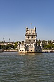 Belem Tower (Torre de Belem) was built in 16th century – around 1515 and designed by architect Francisco de Arruda. Its original purpose was to be a fort, protecting Lisbon from incoming raids along the Tagus River