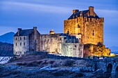 Eilean Donan Castle, 13. Jahrhundert, Kyle of Lochalsh, Highlands, Schottland, Vereinigtes Königreich.