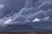 Monsoonal moisture appears near Zion National Park,Utah.