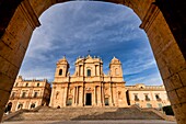 Kathedrale von Noto Sizilien Italien.