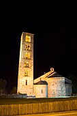 San Climent de Taull village by night Boi valley Lleida Catalonia Spain.