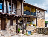 Traditionelle Architektur. San Martín del Castanar. Sierra de Francia. Salamanca. Kastilien Leon. Spanien.