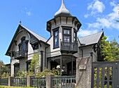 Chile, Lake District, Puerto Varas, Haus Kuschel, denkmalgeschützte Architektur.