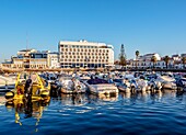 Jachthafen in Faro, Algarve, Portugal.