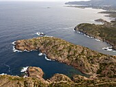 Norfeus Cap, Naturpark Creus Cap, Costa Brava, Girona, Spanien / Cabo Norfeus, P. Natürliches Cabo de Creus, Costa Brava, Girona.