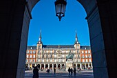 Arch of a Building,Plaza Mayor,Madrid,Spain.