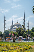 Blaue Moschee (Sultan-Ahmed-Moschee), UNESCO-Weltkulturerbe, Istanbul, Türkei, Europa