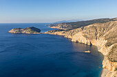 Assos Peninsula seen from a viewpoint, Kefalonia, Ionian Islands, Greek Islands, Greece, Europe