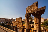 Tempel des Apollo, Ortigia, Siracusa, Sizilien, Italien, Europa