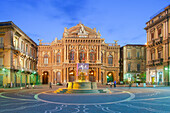 Piazza Bellini and Bellini Theater, Catania, Sicily, Italy, Europe