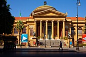 Das Teatro Massimo, Palermo, Sizilien, Italien, Europa