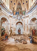 Kapelle der Unbefleckten Empfängnis, der Sacro Monte di Oropa, Heiligtum von Oropa, UNESCO-Weltkulturerbe, Biella, Piemont, Italien, Europa