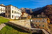 Montesinaro, hamlet of Piedicavallo, Val di Cervo, Piedmont, Italy, Europe