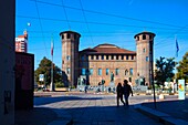 Piazza Castello, Turin, Piemont, Italien, Europa