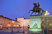 Piazza Castello, Turin, Piemont, Italien, Europa
