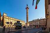 Piazza Colonna, Rom, Latium, Italien, Europa