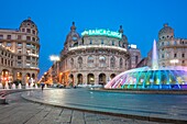 De Ferrari square, Genova (Genoa), Liguaria, Italy, Europe