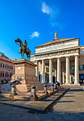 Carlo Felice Theater, De Ferrari square, Genova (Genoa), Liguaria, Italy, Europe