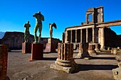 Mitoraj in Pompeji, Pompeji, UNESCO-Weltkulturerbe, Napoli, Kampanien, Italien, Europa