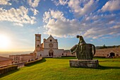 Basilica of San Francesco, UNESCO World Heritage Site, Assisi, Perugia, Umbria, Italy, Europe
