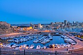 Alter Hafen, Marseille, Provence-Alpes-Cote d'Azur, Frankreich, Mittelmeer, Europa