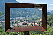 View of Lagundo, South Tyrol, Alto Adige, Italy